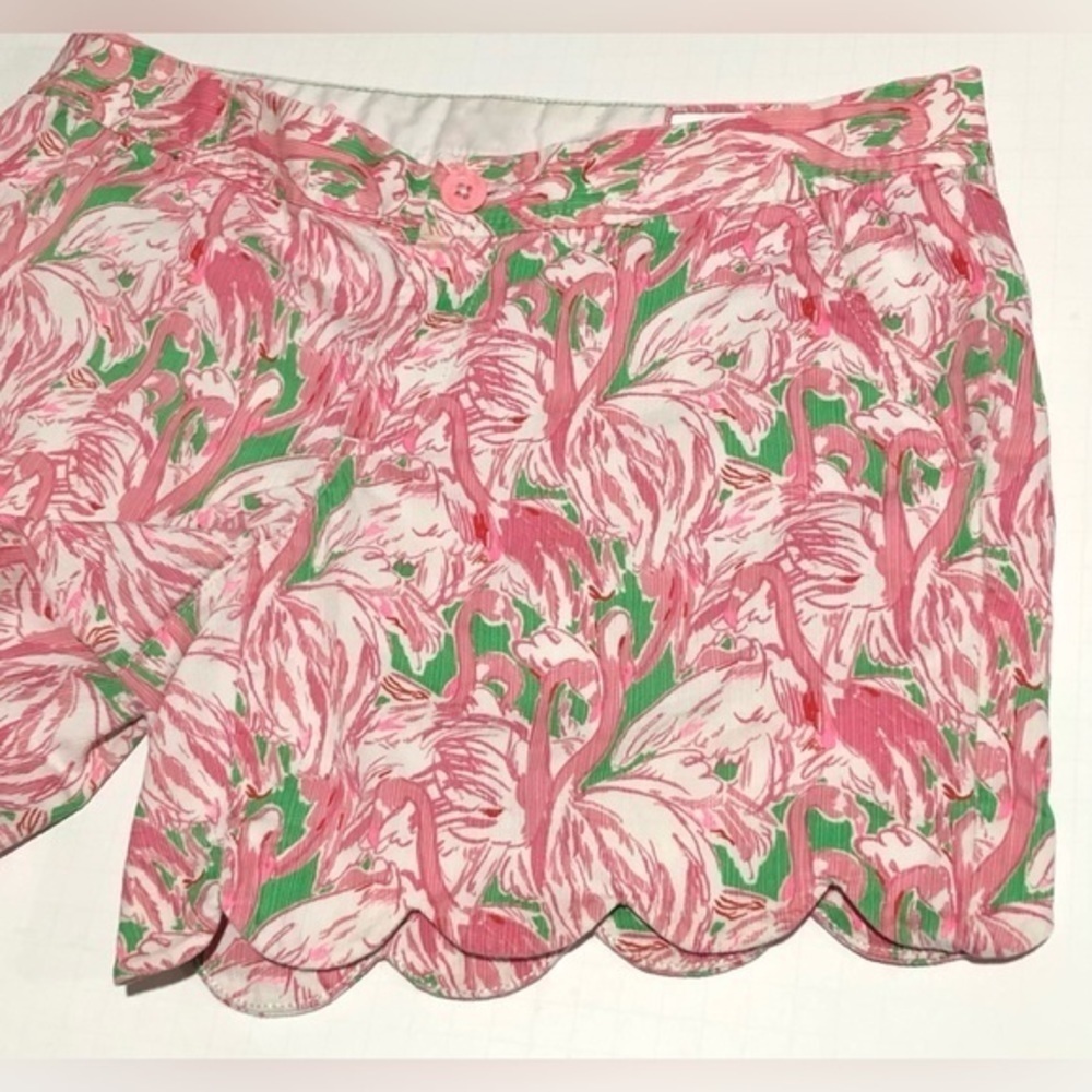 Lilly Pulitzer Flamingo-Print Shorts - Picture 3 of 7